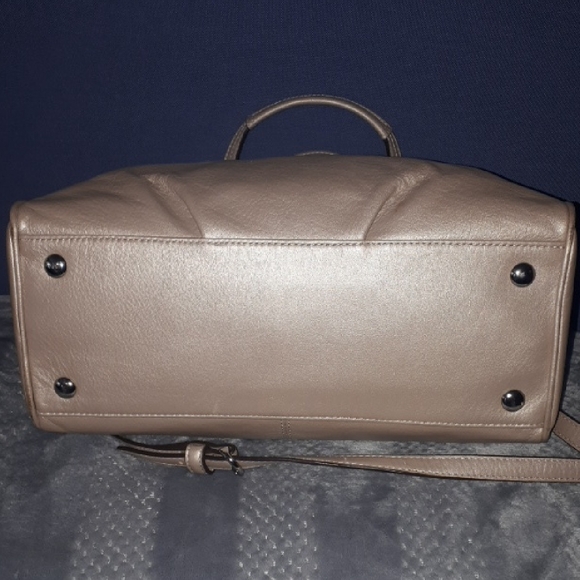 Coach Tan Leather Satchel - Picture 5 of 13
